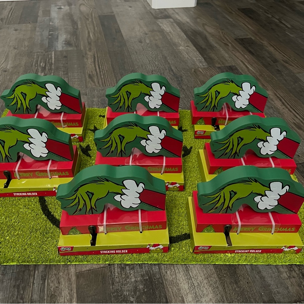 3~ Grinch Stocking Holders Available